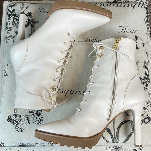 MICHAEL MICHAEL KORS Kyle Leather Lace-Up Boot - Picture 6 of 9